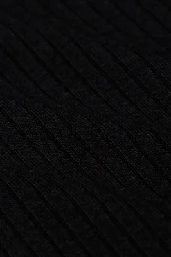 King Louie Tops & Shirts|Rollneck Top Uni Rib Black