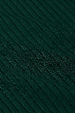 King Louie Tops & Shirts|Rollneck Top Uni Rib Pine Green