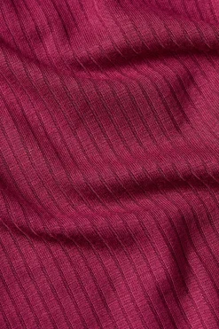 King Louie Tops & Shirts|Rollneck Top Uni Rib Beaujolais Red