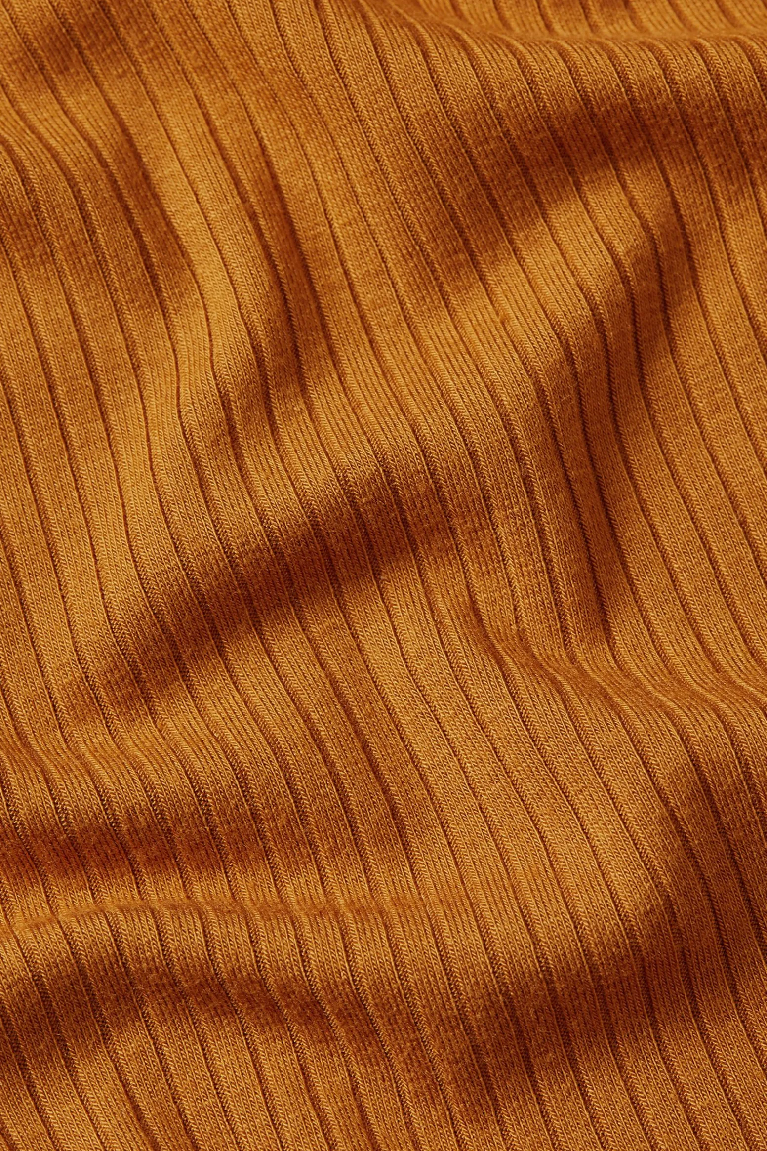 King Louie Tops & Shirts|Rollneck Top Uni Rib Maple Orange