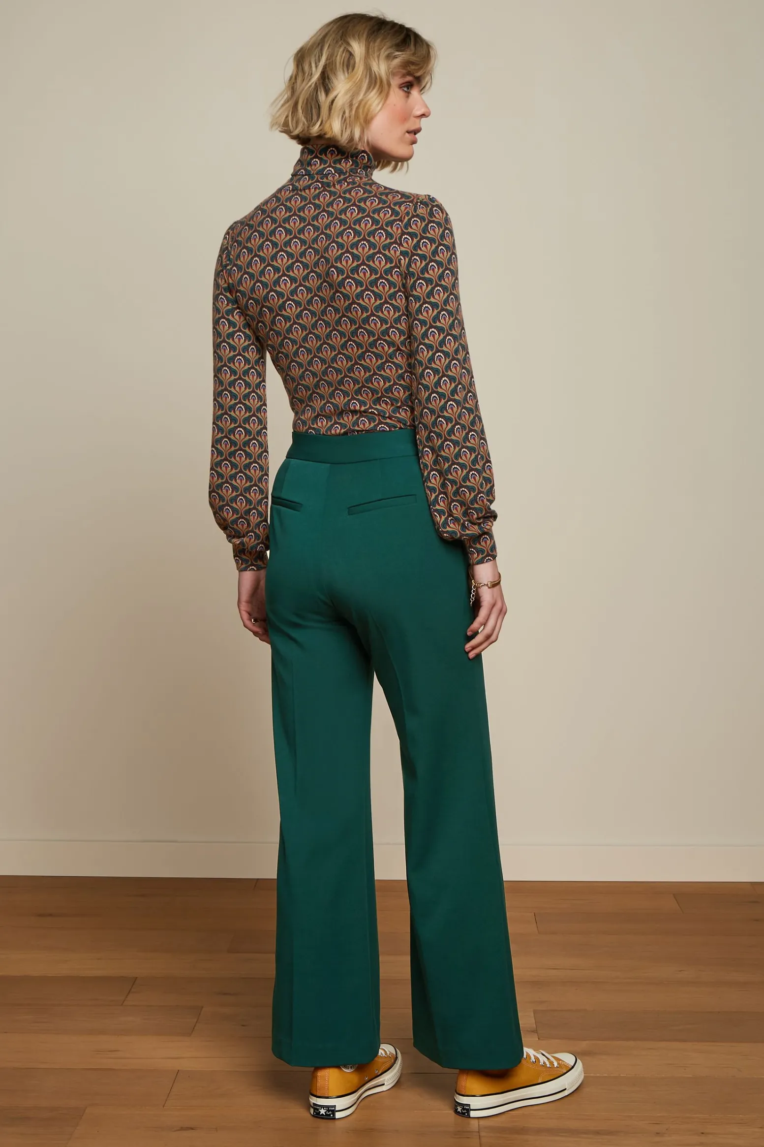 King Louie Broeken|Sally Pants Broadway Pine Green