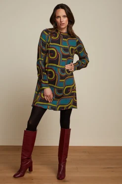 King Louie Jurken|Sandy Dress Zappa Black