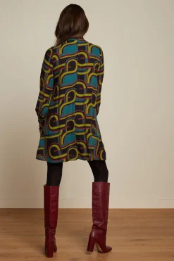 King Louie Jurken|Sandy Dress Zappa Black