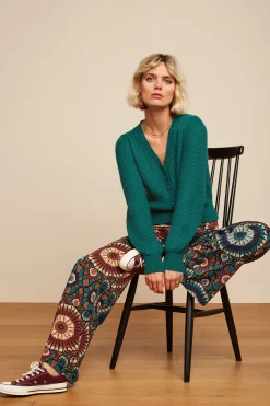 King Louie Broeken|Sara Pants Torini Evening Blue
