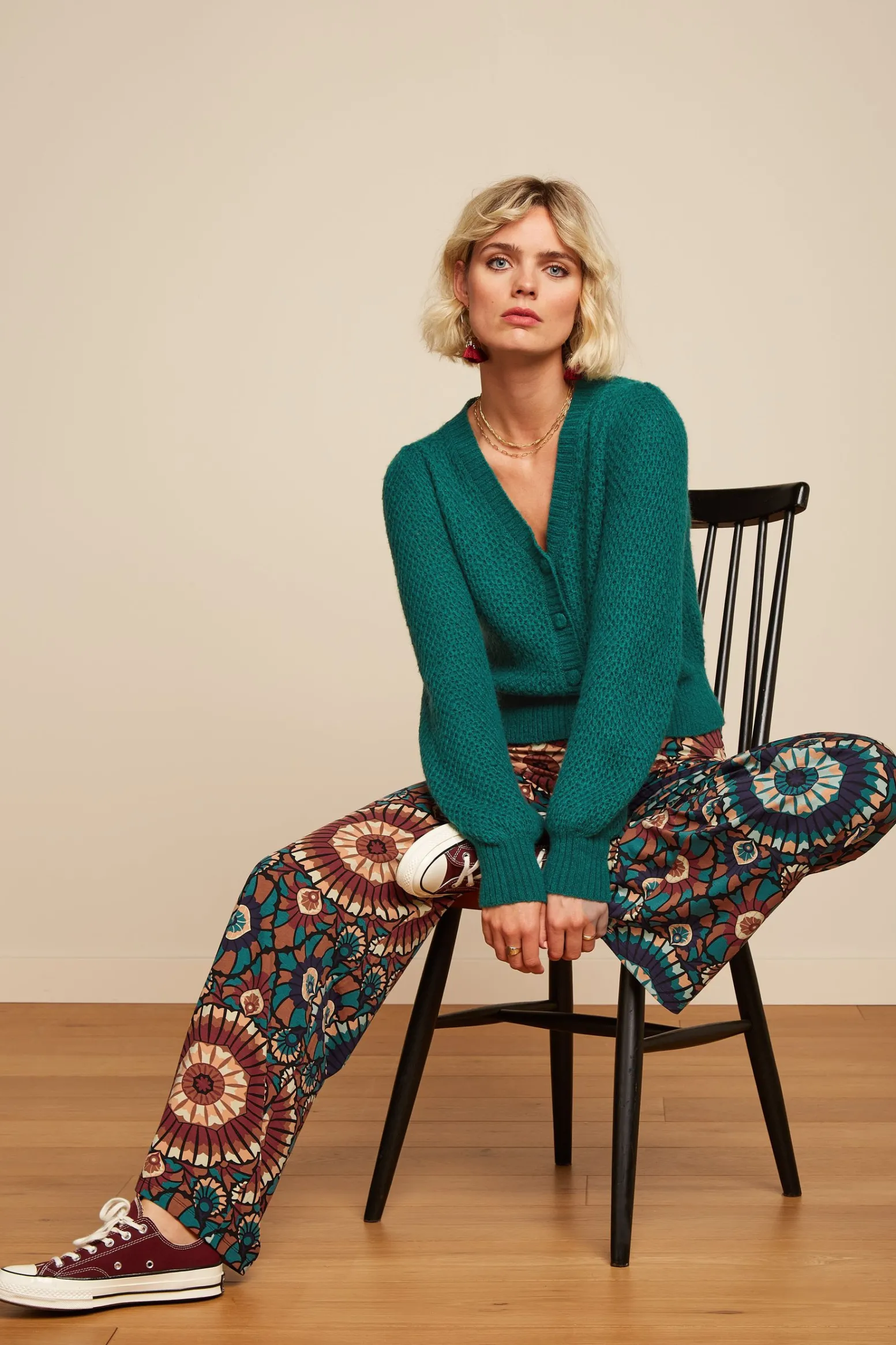 King Louie Broeken|Sara Pants Torini Evening Blue