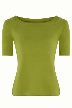 King Louie Tops & Shirts|Sarah Top Ecovero Light Woodbine Green
