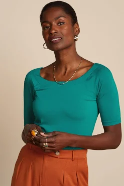 King Louie Tops & Shirts|Sarah Top Ecovero Light Eden Green