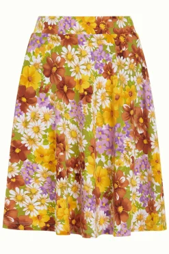 King Louie Rokken|Serena Skirt Marini Tuscan Yellow