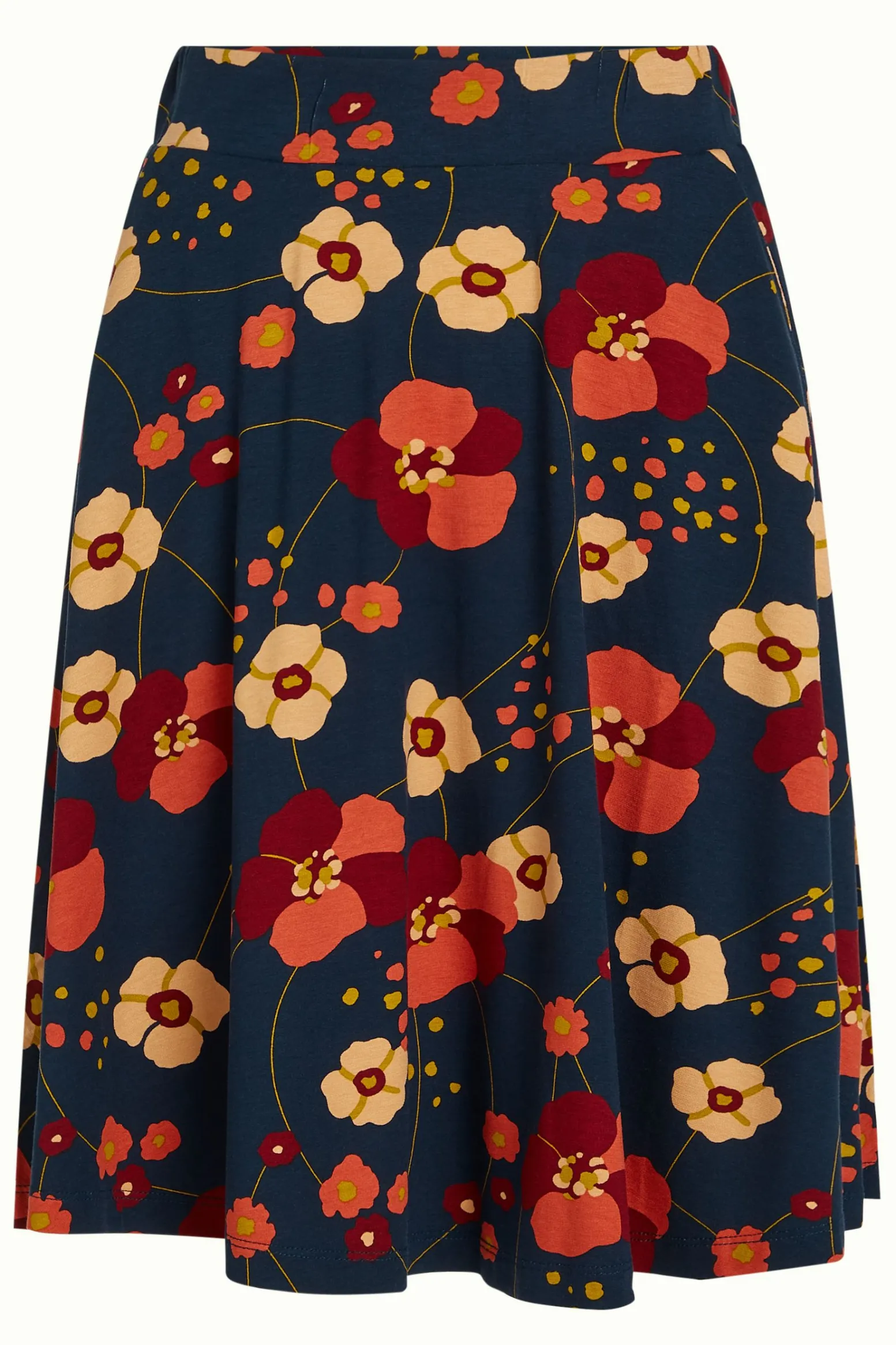 King Louie Rokken|Serena Skirt Melody Evening Blue