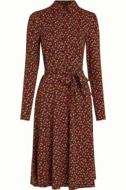 King Louie Jurken|Sheeva Dress Flaminga Black