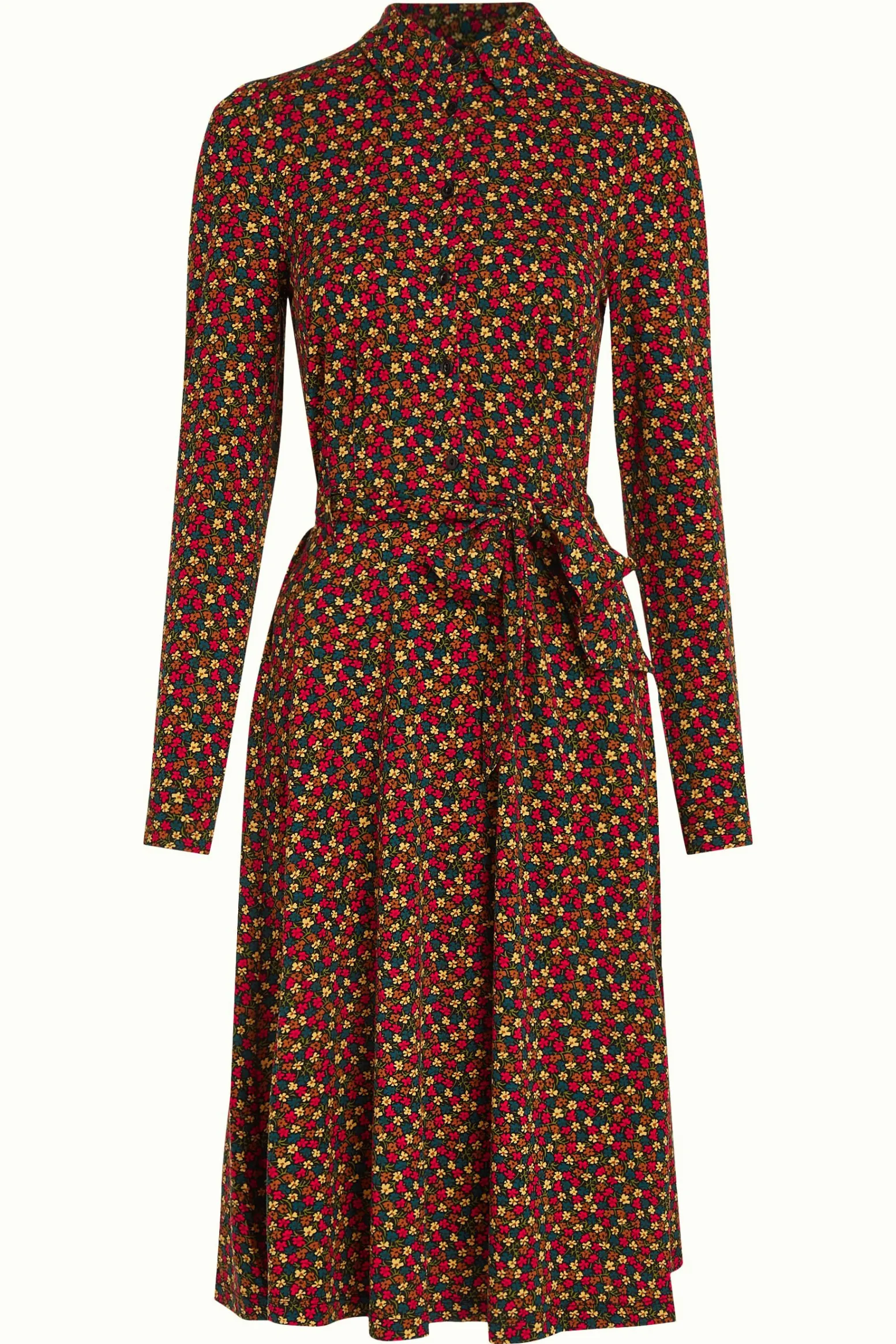 King Louie Jurken|Sheeva Dress Flaminga Black