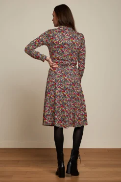 King Louie Jurken|Sheeva Dress Meadow Black