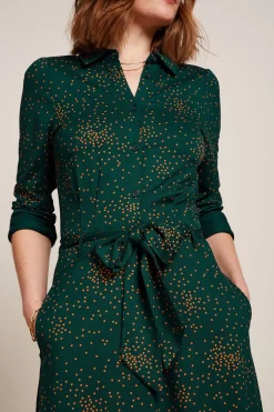 King Louie Jurken|Sheeva Dress Valentine Pine Green