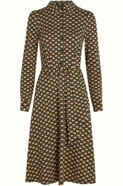 King Louie Jurken|Sheeva Dress Valet Streeple Blue