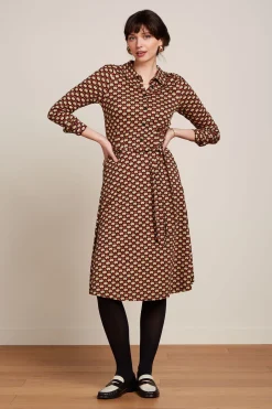 King Louie Jurken|Sheeva Dress Valet Cabernet Red