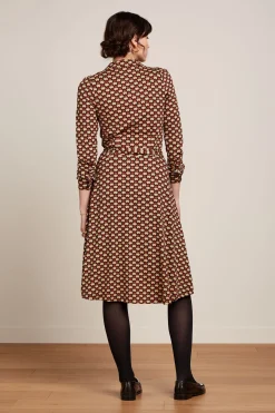 King Louie Jurken|Sheeva Dress Valet Cabernet Red