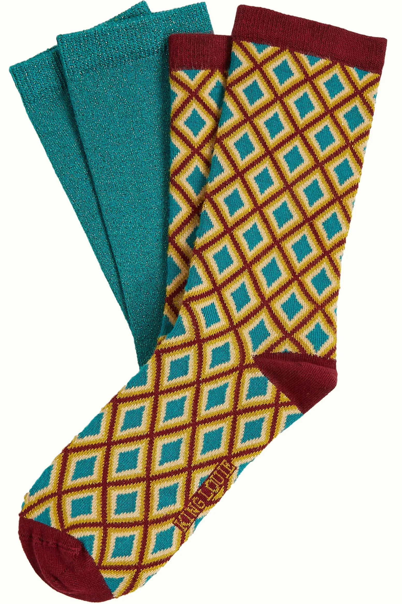 King Louie Accessoires|Socks 2-Pack Brash Ponderosa Green
