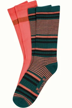 King Louie Accessoires|Socks 2-Pack Icon Pine Green