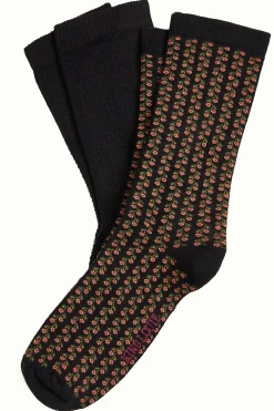 King Louie Accessoires|Socks 2-Pack Perkins Black