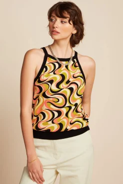 King Louie Tops & Shirts|Sofie Top Manic Spring Yellow