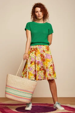 King Louie Accessoires|Straw Bag Bari Sand