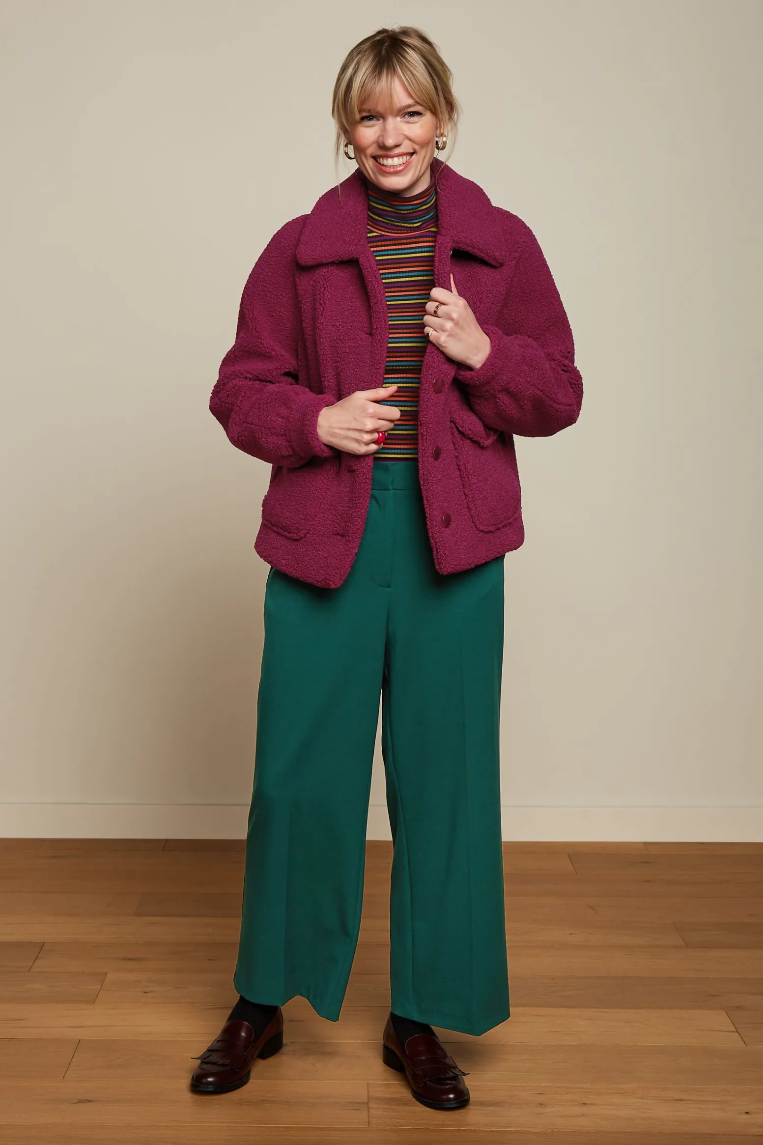 King Louie Jassen & Blazers|Syvlie Jacket Murphy Beaujolais Red