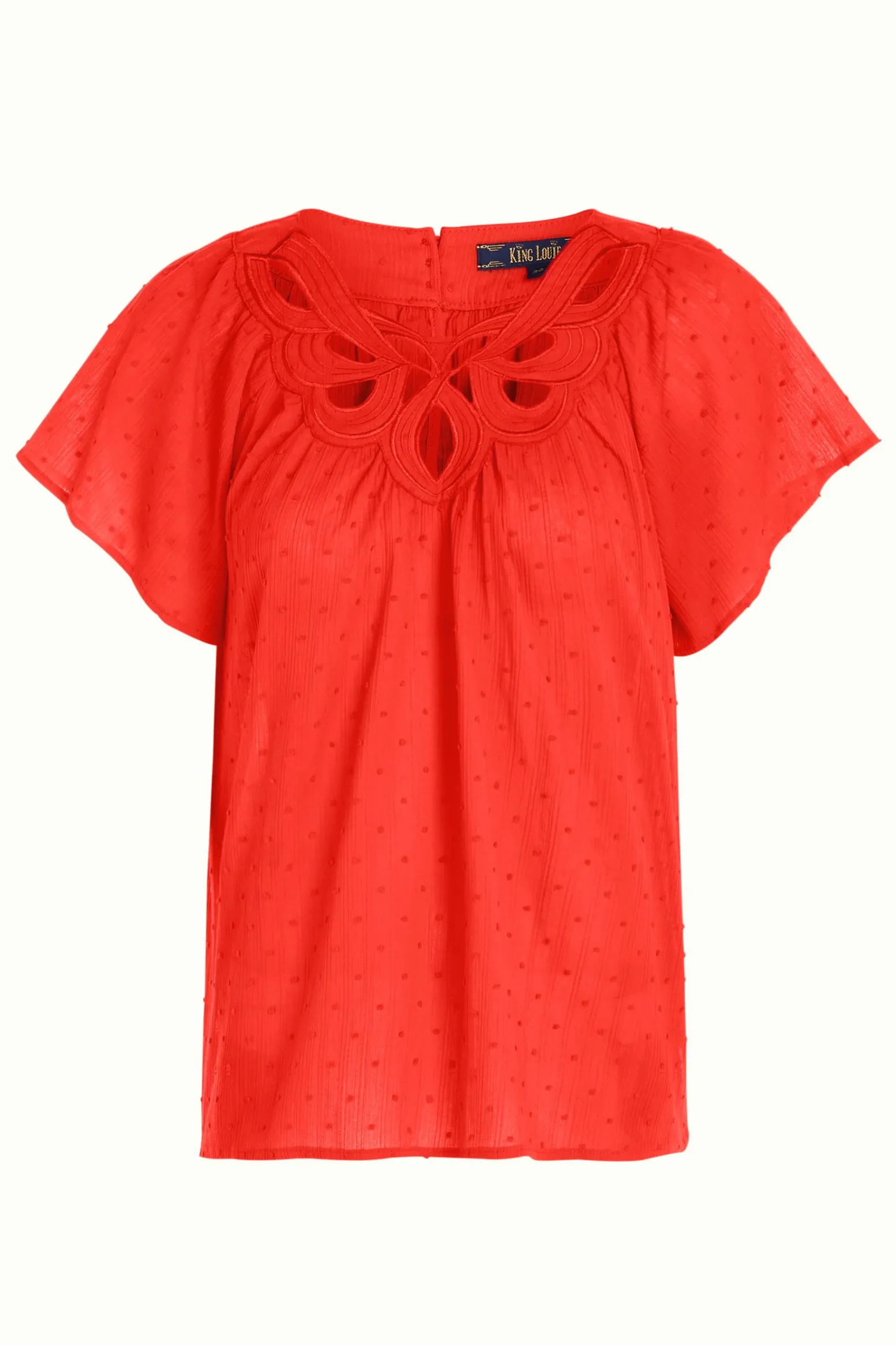 King Louie Tops & Shirts|Talia Top Verano Fire Red