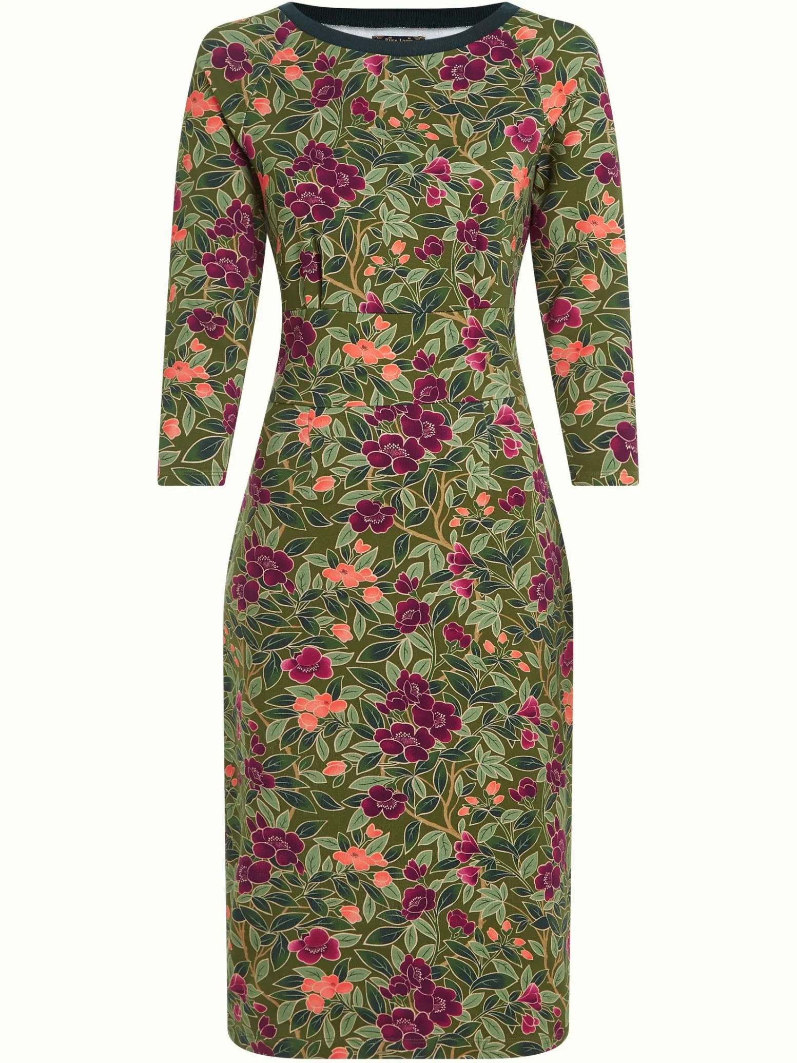 King Louie Jurken|Tallullah Dress Bellevue Olive Green