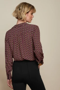 King Louie Blouses|Tex Blouse Hoopah Mesa Pink