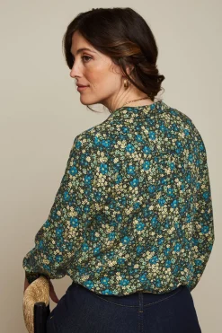 King Louie Blouses|Tex Blouse La Sarre Black