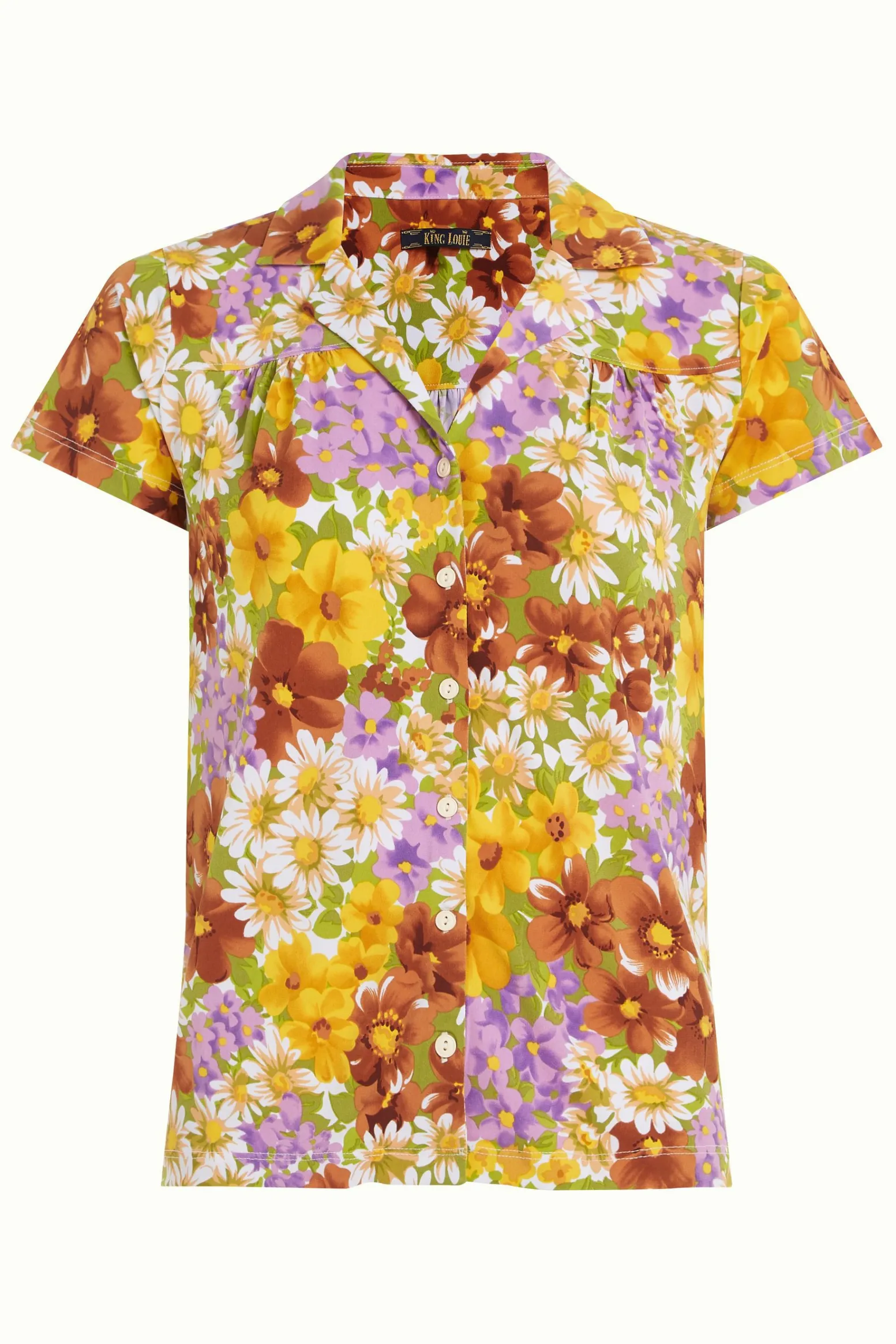 King Louie Blouses|Tex Blouse Marini Tuscan Yellow