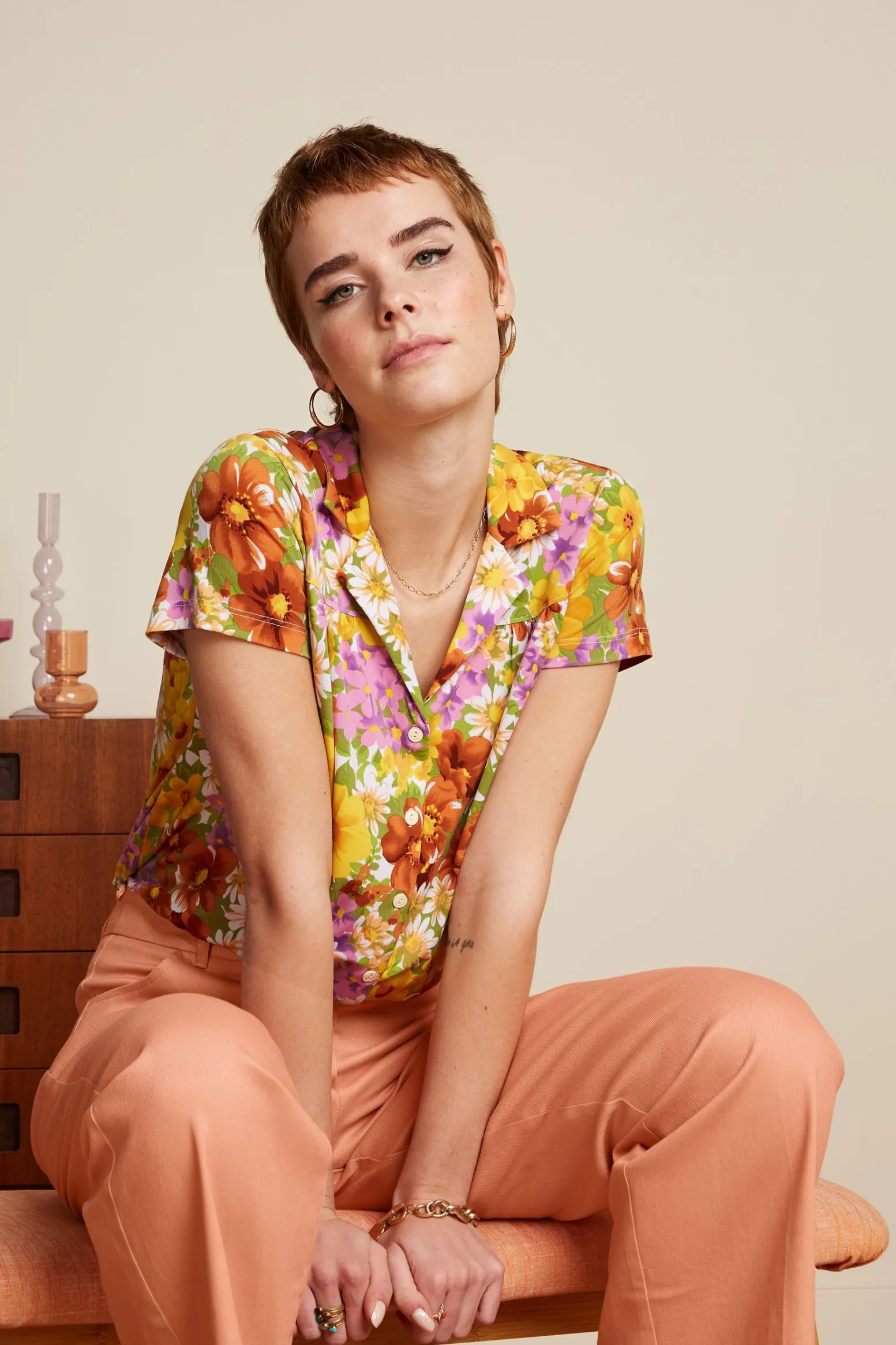 King Louie Blouses|Tex Blouse Marini Tuscan Yellow