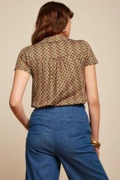 King Louie Blouses|Tex Blouse Twisted Black