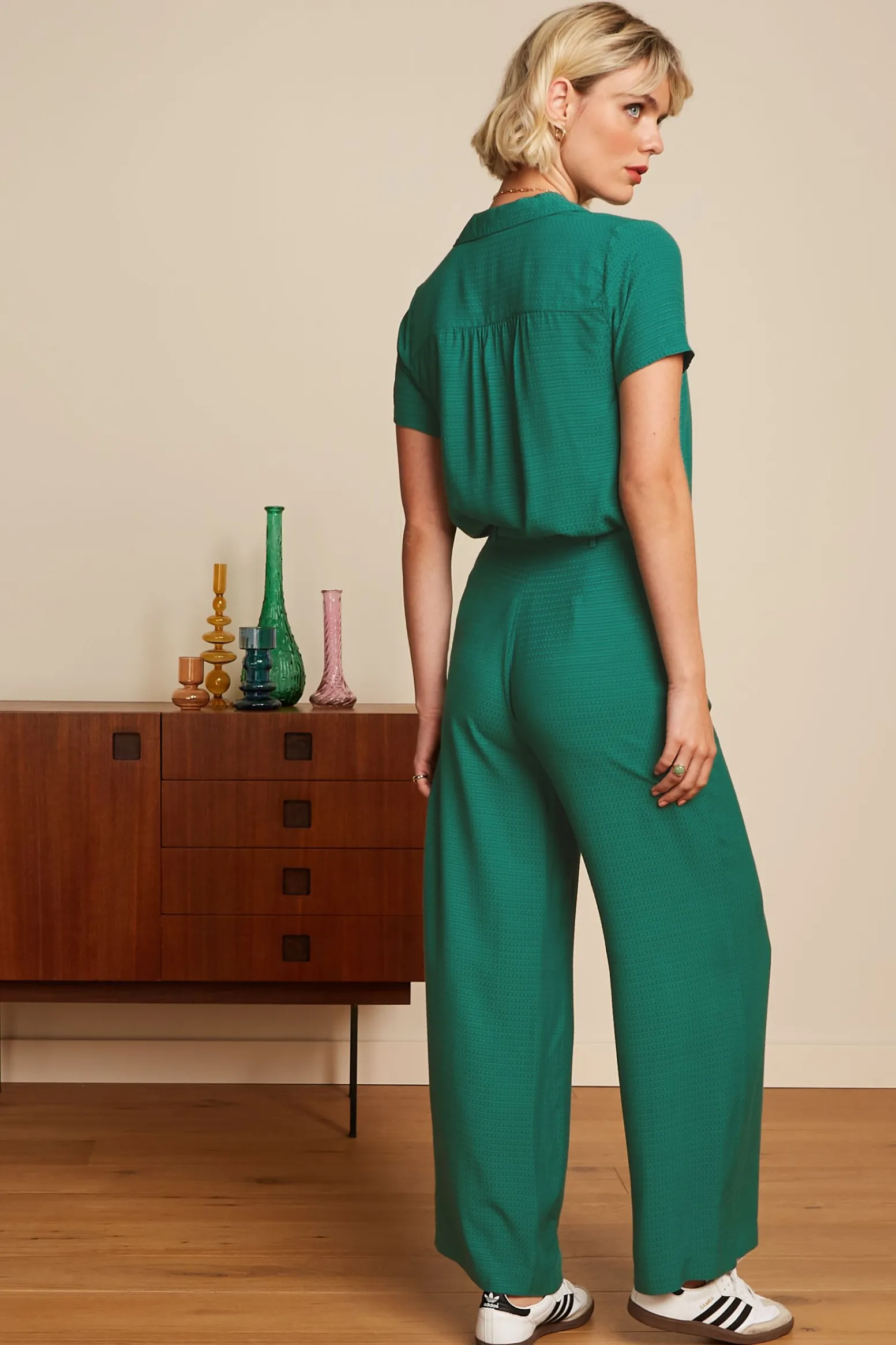 King Louie Blouses|Tex Blouse Zenni Eden Green