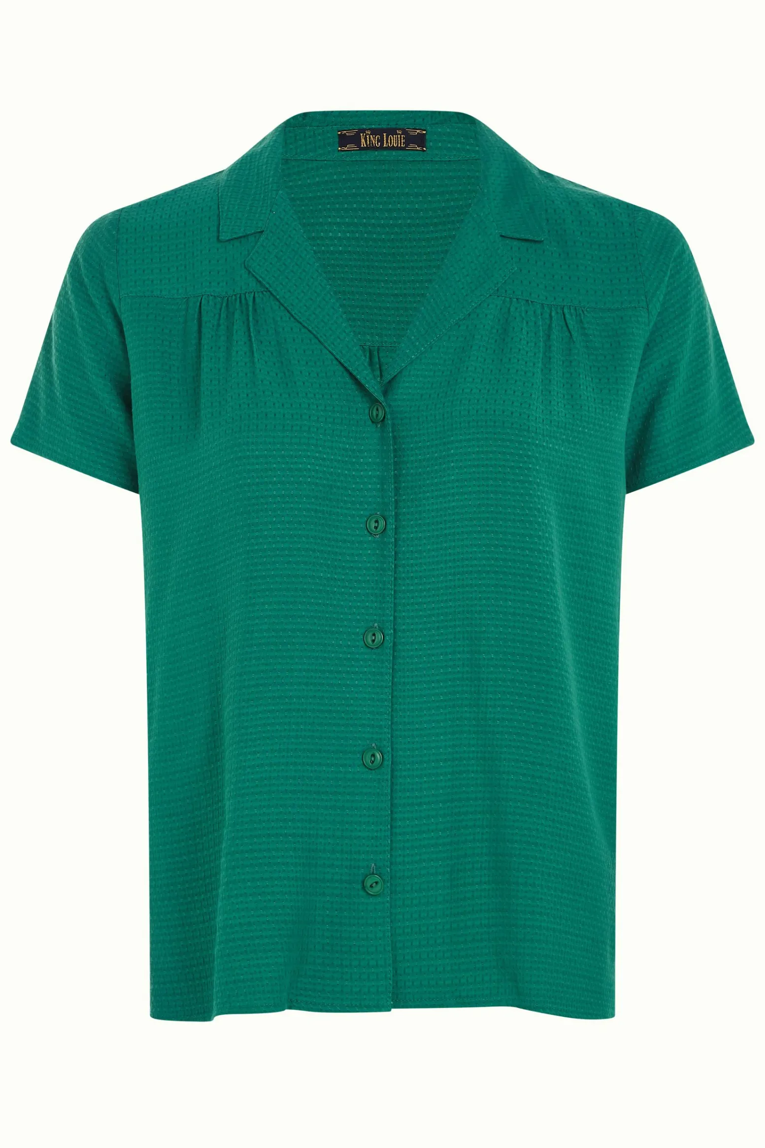King Louie Blouses|Tex Blouse Zenni Eden Green