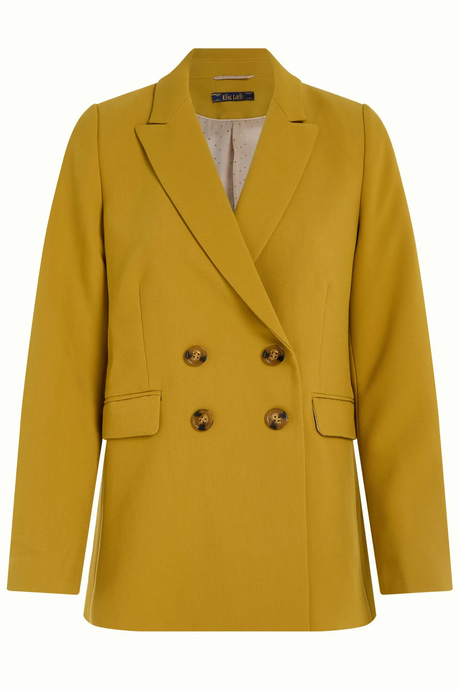 King Louie Jassen & Blazers|Tina Blazer Simonet Sulphur Yellow
