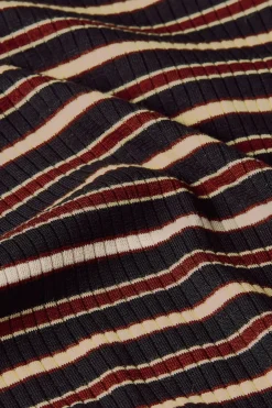 King Louie Tops & Shirts|Turtle Top Pimm Stripe Cabernet Red