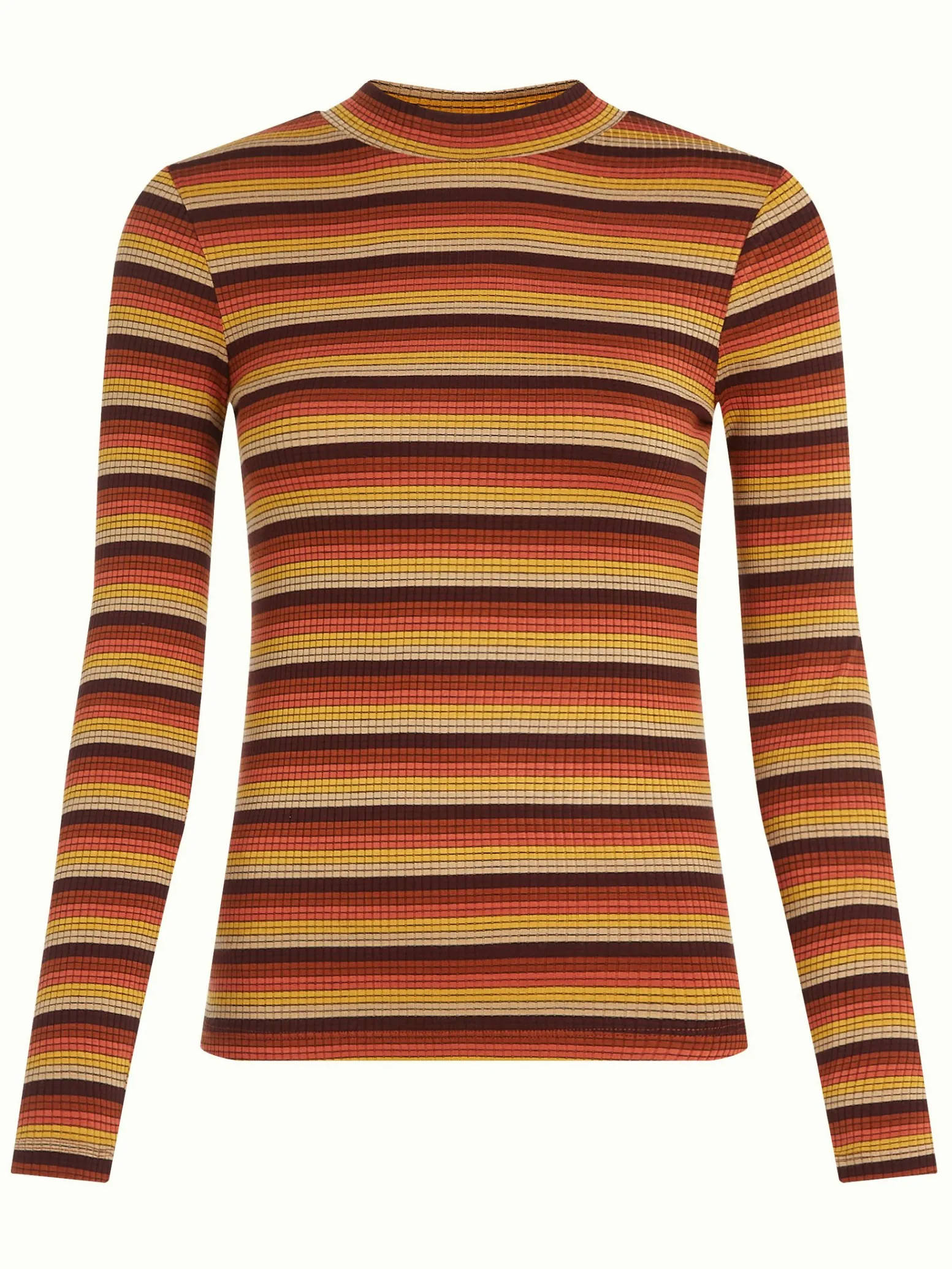 King Louie Tops & Shirts|Turtle Top Vanna Stripe Mango Orange