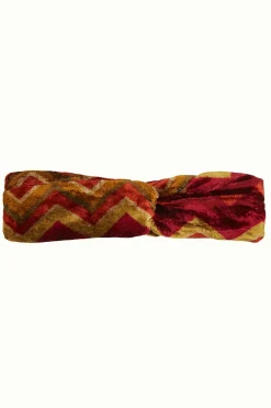 King Louie Accessoires|Twist Hairband Penny Cabernet Red