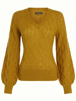 King Louie Truien|V Neck Borgo Koi Yellow
