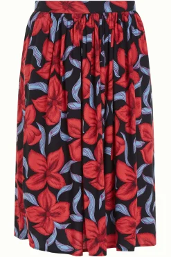 King Louie Rokken|Valeria Skirt Deacon Black