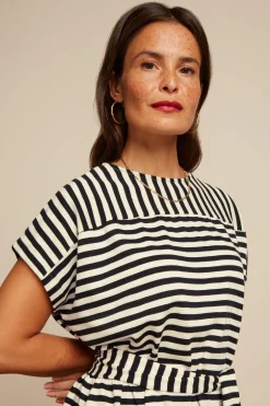 King Louie Jurken|Vera Tunic Dress Chopito Stripe Black