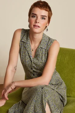King Louie Jurken|Violante Dress Marceline Curry Yellow