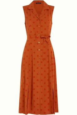 King Louie Jurken|Violante Dress Melos Caramel