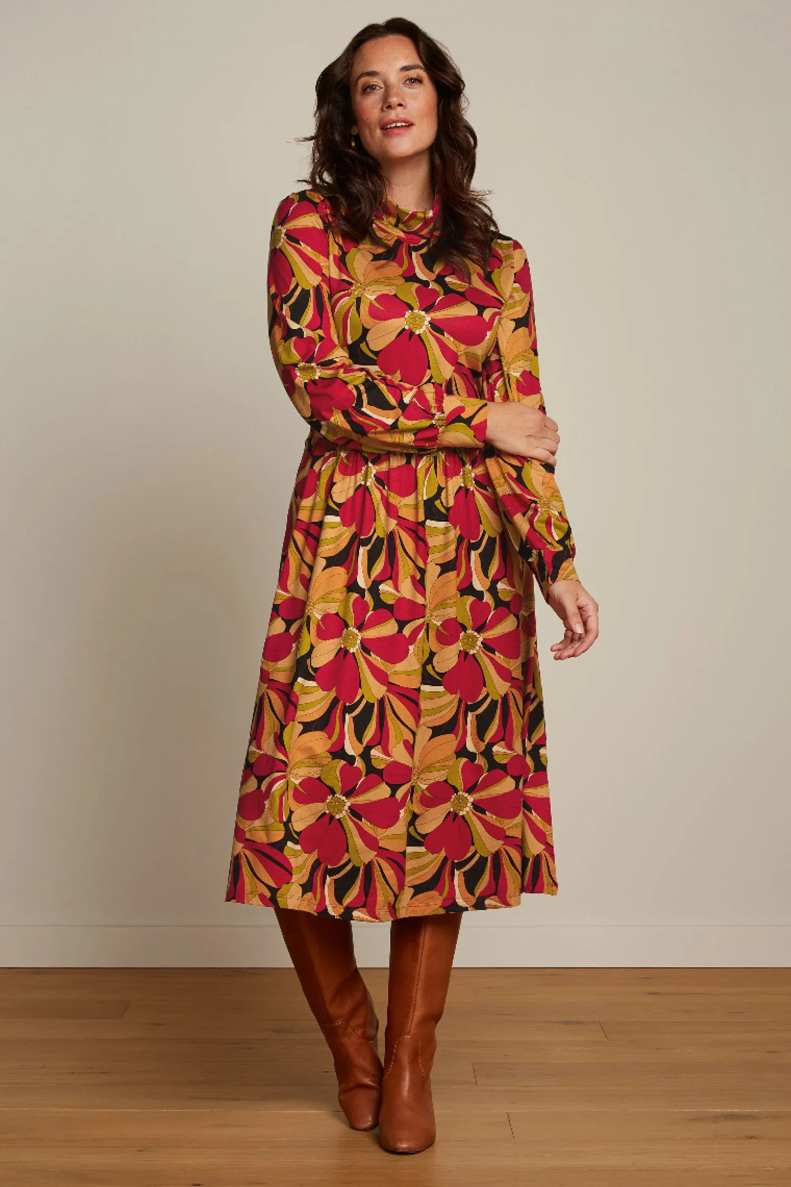 King Louie Jurken|Violetta Dress Adore Black