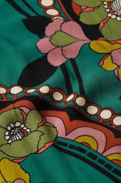 King Louie Blouses|Winona Blouse Lovechild Antique Green