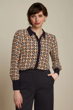 King Louie Blouses|Winona Blouse Ozzy Marzipan